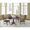 International Concepts Round 36 in Round Extension Dining Table with 4 San Remo Chairs, Rich Mocha, 36 in W, 48 in L, Wood K15-36RXT-27B-C10-4 - alternate 2